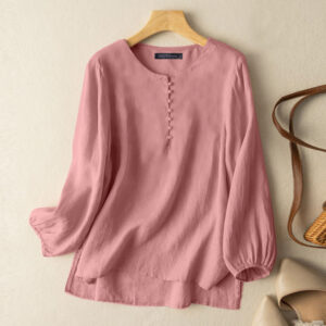 Longsleeve Cotton Blouse Ladies-Branded